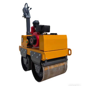 MRD600H 540kg Walk-Behind Double Drum Vibratory Road Roller Gasoline Powered 20kN High Impact Asphalt Compactor Machine Honda/Loncin Driven for Trench and Pavement Construction