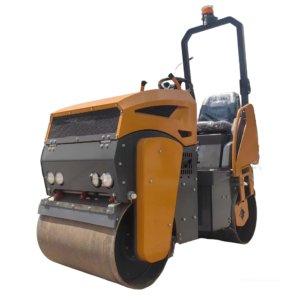 1 Ton Double Drum Vibratory Roller Hydraulic Ride-On Compactor for Road Construction Pavement Compaction Machine