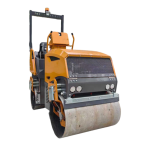 Industrial 2 Ton Ride-on Vibratory Road Roller 2000kg Double Drum Hydraulic Tandem Roller Kubota/Yanmar Powered Asphalt Soil Compactor for Highway Paving and Construction