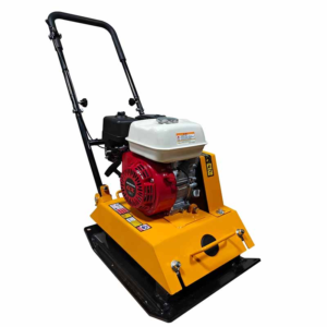 Industrial 6.5HP Gasoline Plate Compactor Machine Vibratory Soil Compactor Pro-Grade Petrol Ground Tamper Wacker Plate for Asphalt Paving Gravel and Construction