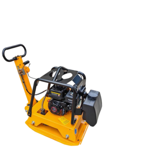 PC-160 Industrial 160kg Reversible Plate Compactor 30kN High Torque Vibratory Soil Compactor Heavy Duty Two-Way Ground Tamper for Asphalt Paving and Deep Foundation Construction