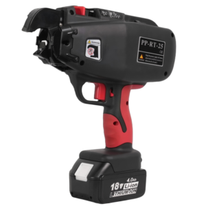 Handheld Automatic Rebar Tying Machine 18V Cordless Rebar Tier 25mm Max Diameter Steel Bar Binding Tool for Construction Reinforcement with 4.0Ah Lithium Battery