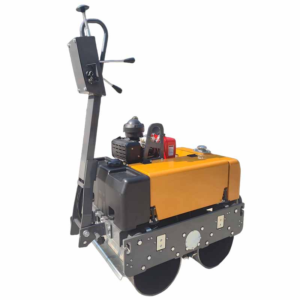 SRL692 Walk-Behind Double Drum Vibratory Road Roller Powered by HONDA GX390 22KN Exciting Force 650kg Industrial Asphalt Soil Tandem Compactor Machine