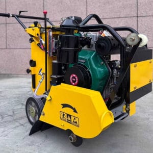 Heavy Duty Walk Behind Concrete Cutter Diesel Powered Road Cutting Machine Asphalt Floor Saw