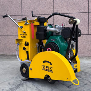 500mm Diesel Concrete Cutter Machine CF192F High Power Walk-Behind Road Saw Asphalt Floor Cutting Tool for Road Construction & Maintenance