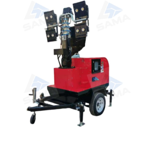 Trailer Electric Lifting Mobile Lighting Tower